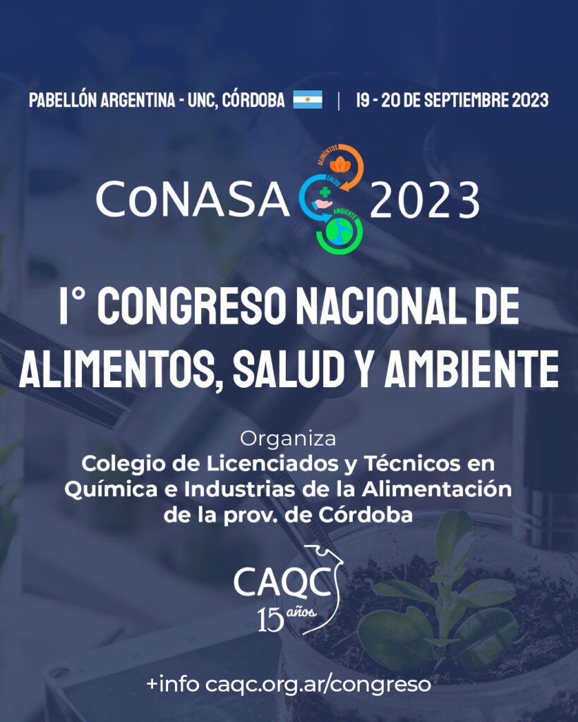 Congreso Nacional de Alimentos, Salud y Ambiente 2023 – CoNASA 2023