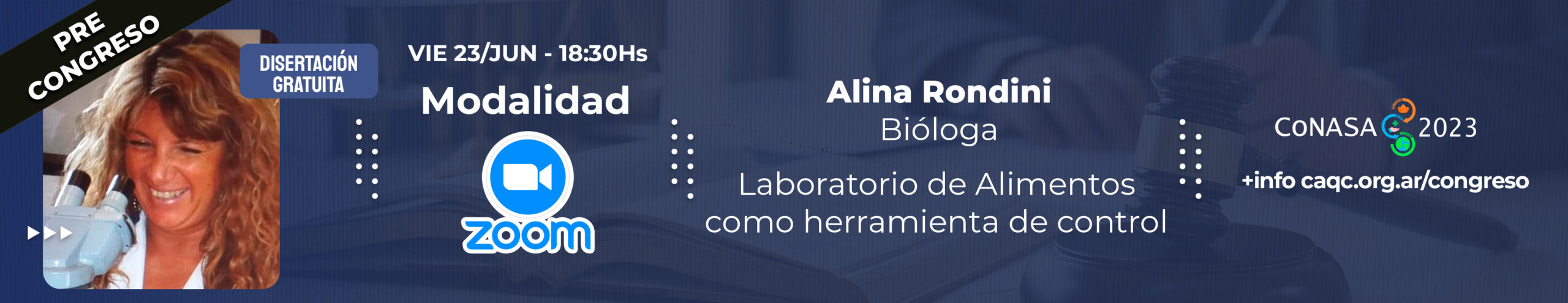 Charla Alina Rondini banner