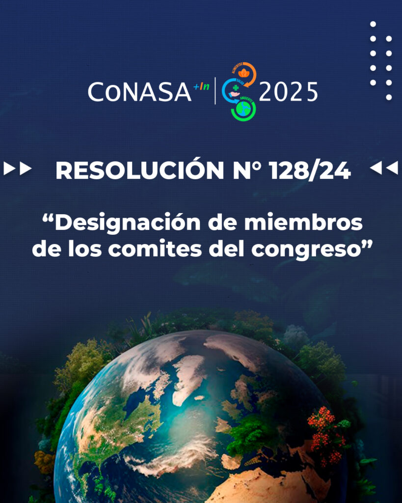 RES. 128/24 Designación de miembros de los comites del congreso