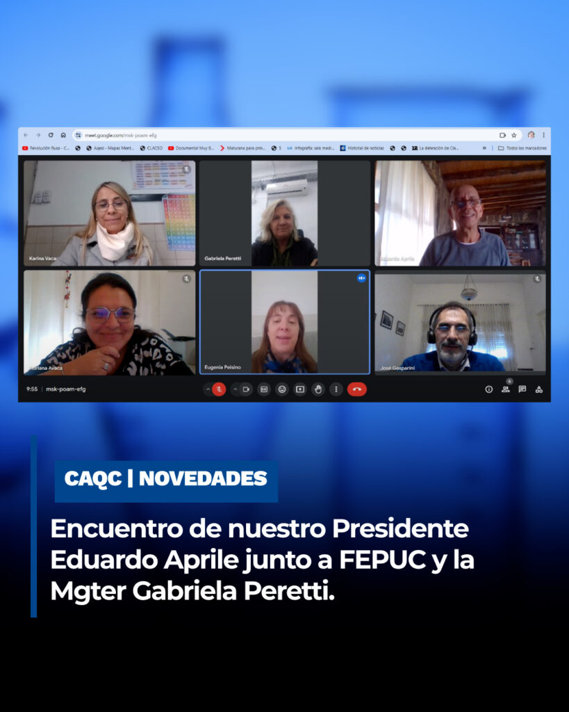 Encuentro Virtual junto a FEPUC y la Mgter Gabriela Peretti