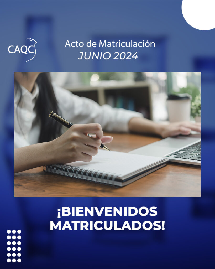 Acto de matriculación junio 2024