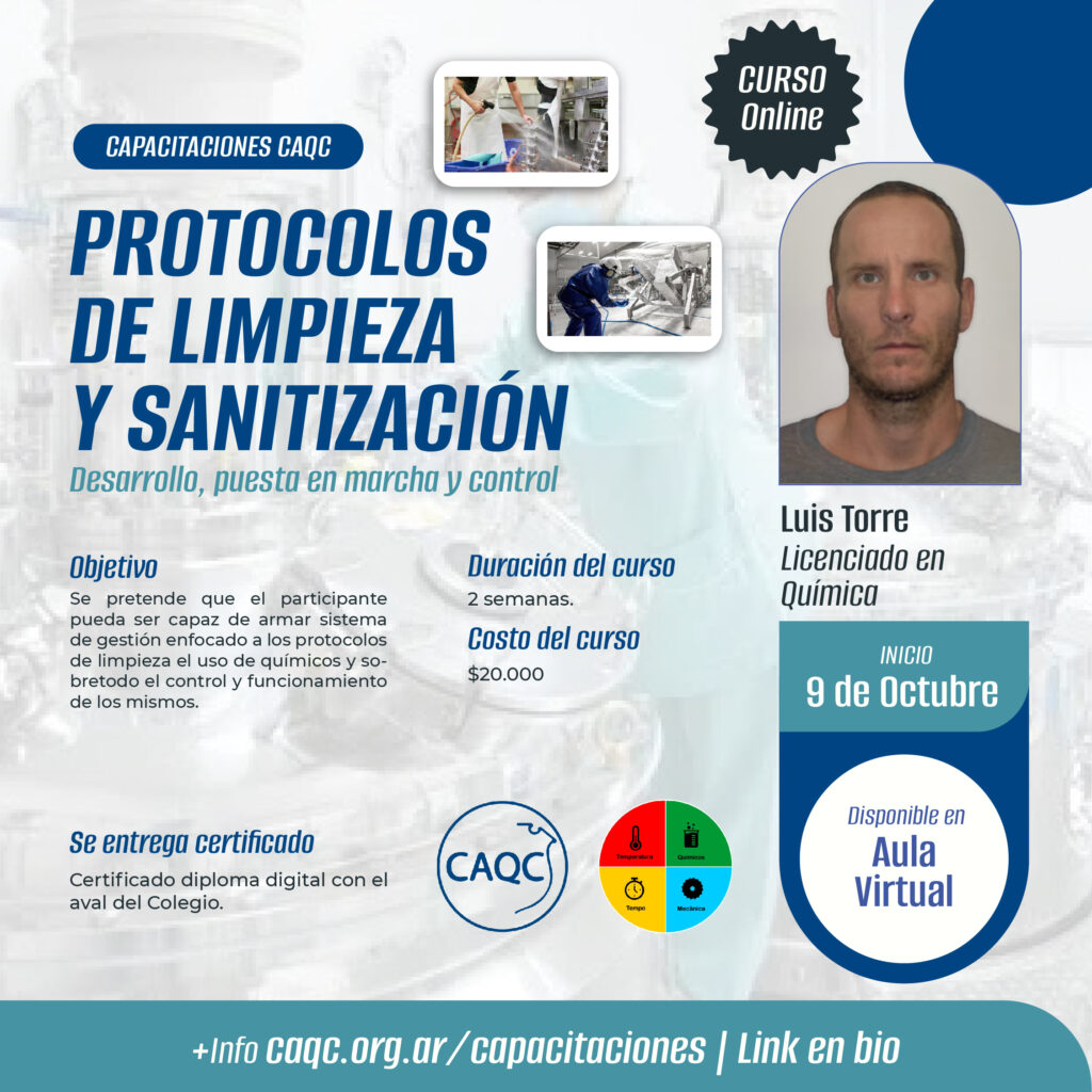 Curso | Protocolos de limpieza y sanitización