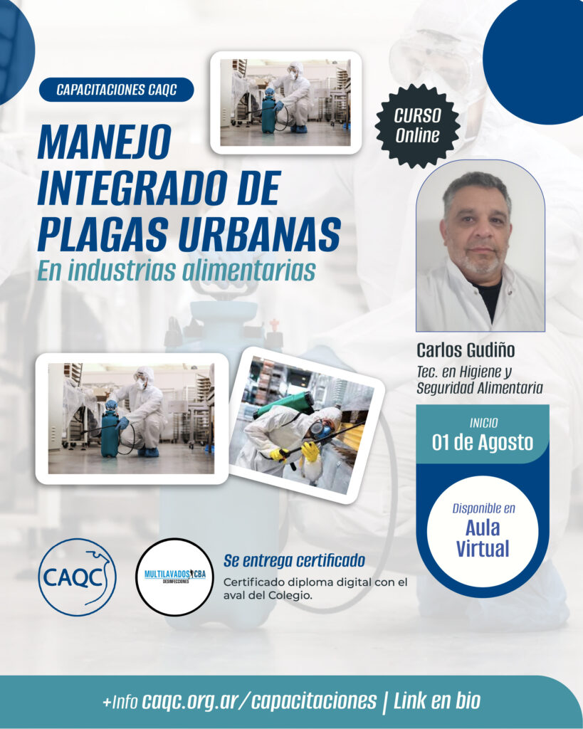 Curso | Manejo integrado de plagas en la industria alimentaria