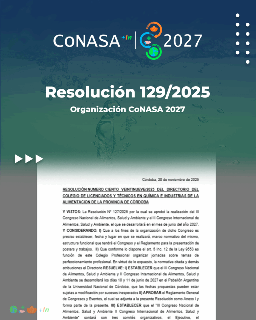 CoNASA +In 2027: Resolución 129/2025 – Organización CoNASA 2027