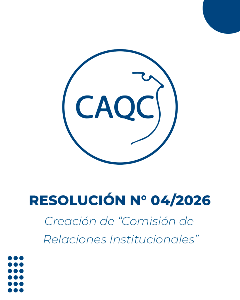 Resolución 4/2026 – Comisión de Relaciones Institucionales