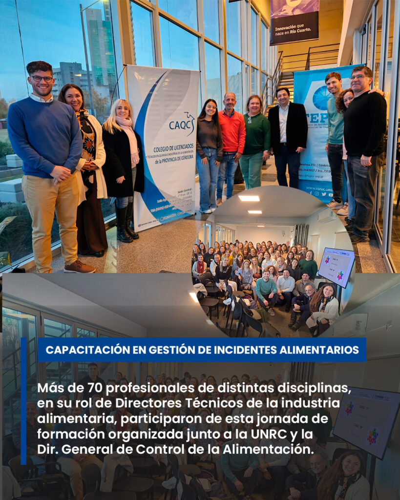 Jornada de capacitación en Gestión de Incidentes Alimentarios