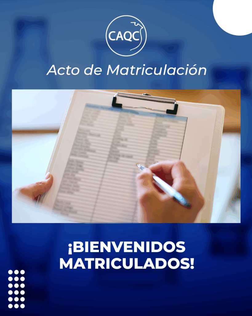 Acto de matriculación | Julio 2026